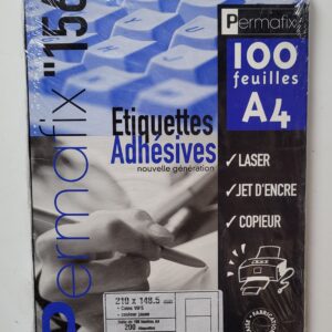 etiquettes adhesives permafix