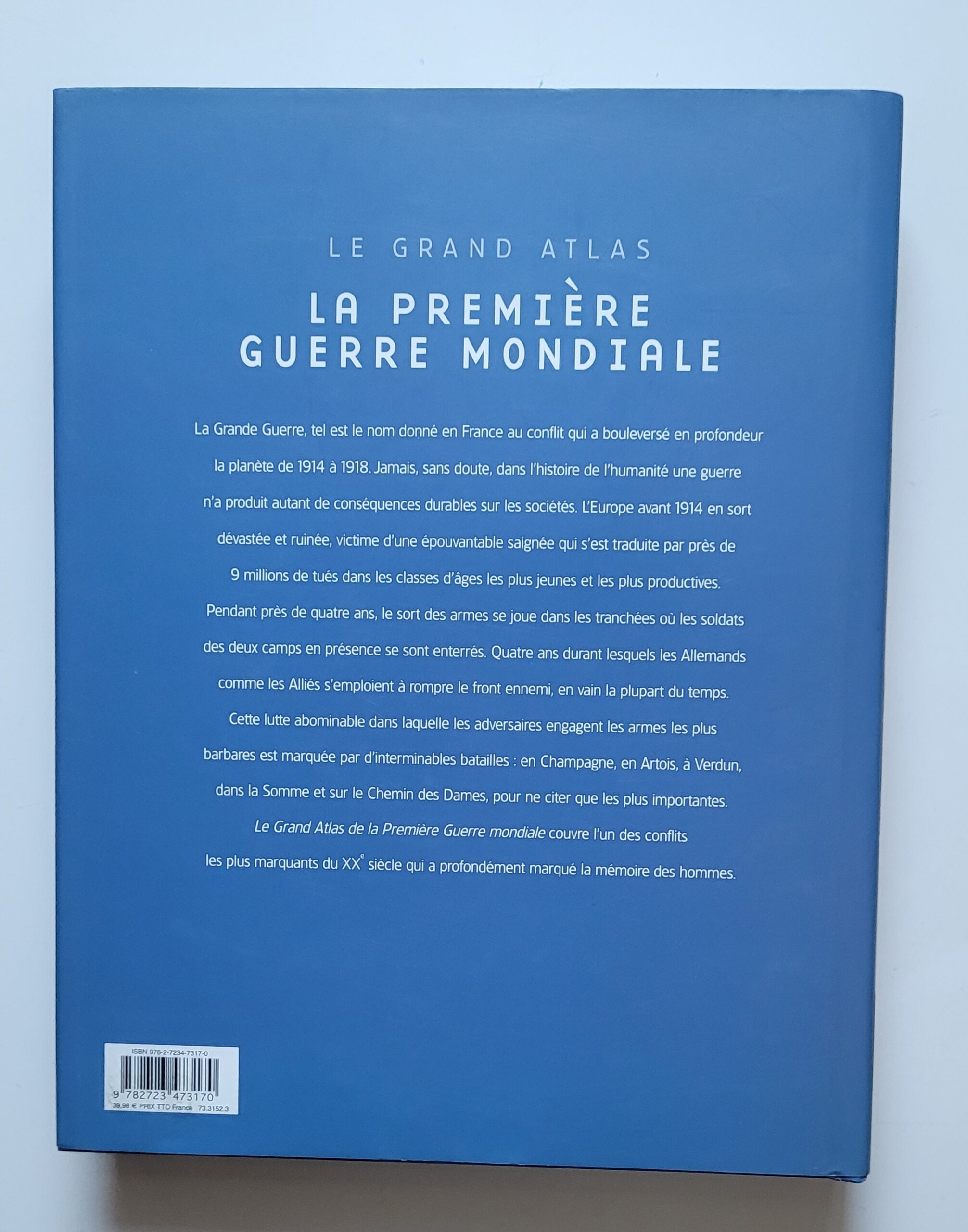 premiere guerre mondiale grand atlas facon