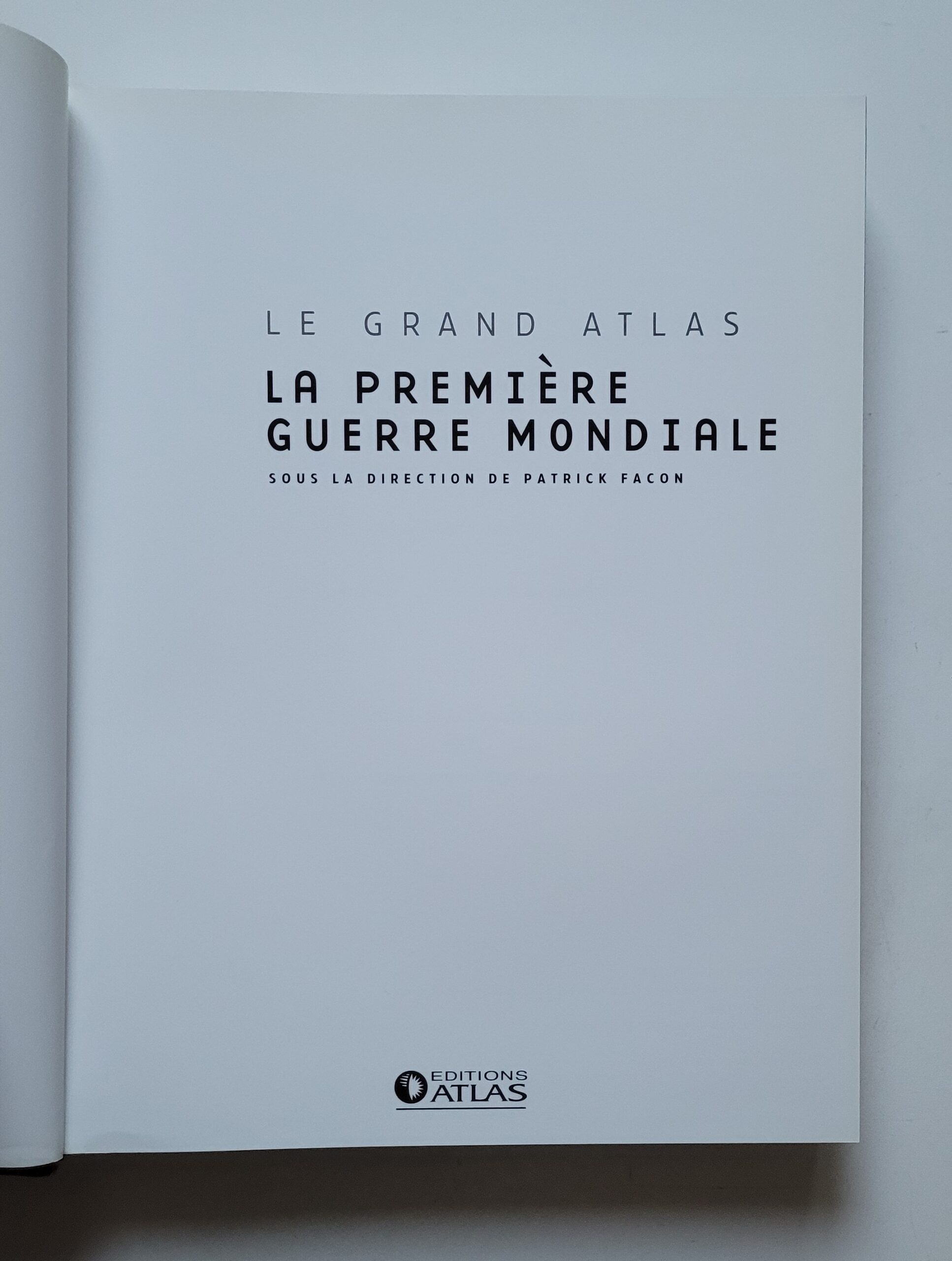premiere guerre mondiale grand atlas facon