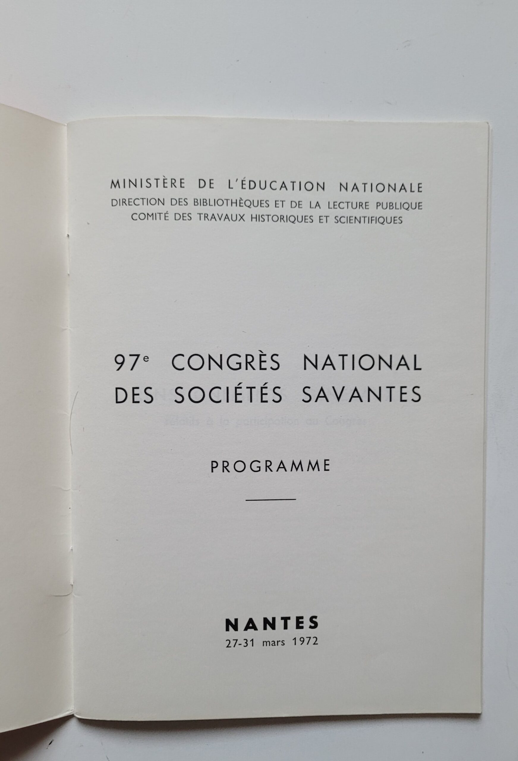 97e congres national societes savantes