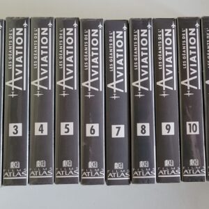 Les géants de l'aviation k7 collection films Atlas